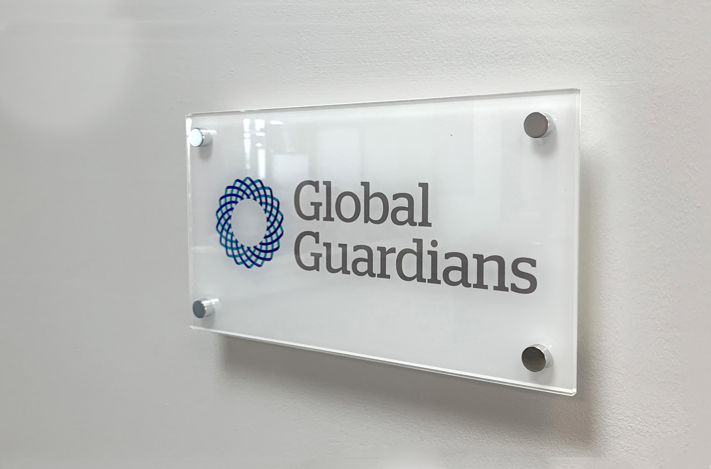 Signage - Global Guardian Name Plate